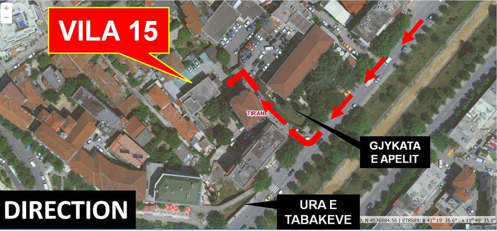 Hotel Vila 15 - Center Tirana Extérieur photo